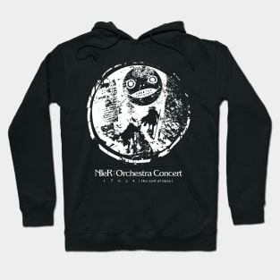 NieR Orchestra Concert design - Emil / Yoko Taro mask 2B & 9S Hoodie